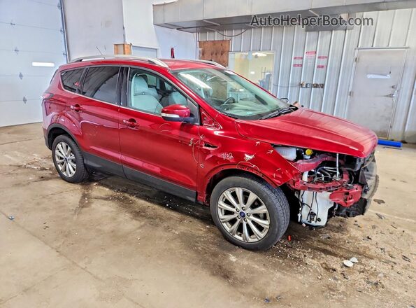 1FMCU0JD3HUB06168 2017 FORD ESCAPE Red წინა მარჯვენა