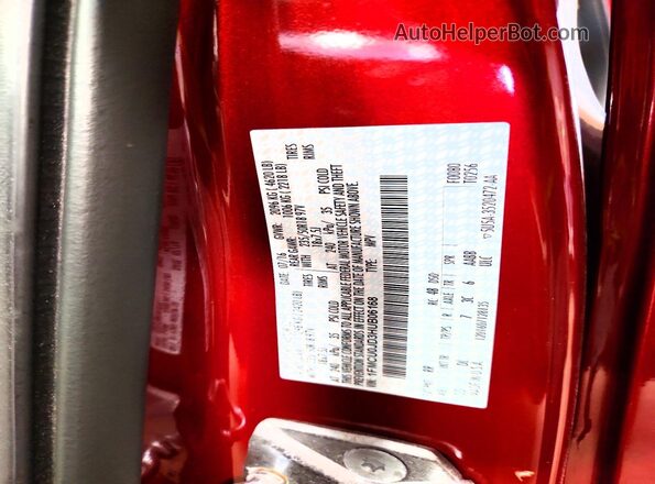 1FMCU0JD3HUB06168 2017 FORD ESCAPE Red სალონის 360-გრადუსიანი ხედი