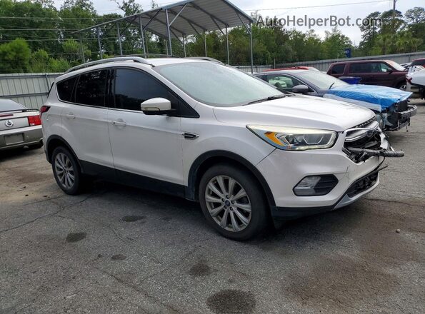 1FMCU0JD3HUD67638 2017 FORD ESCAPE White Передня права чверть