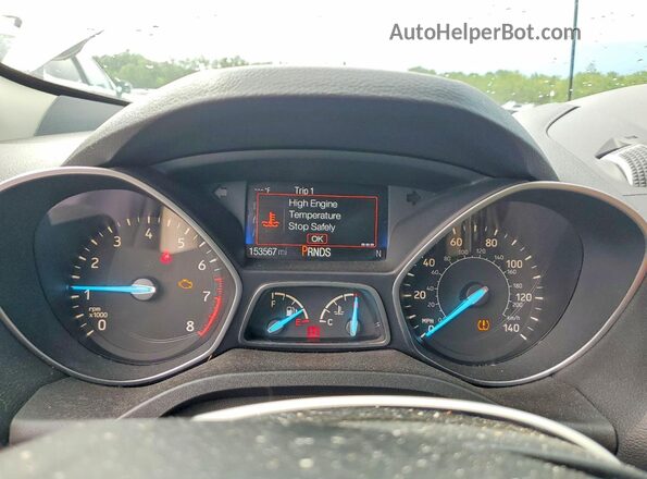 1FMCU0JD3HUD67638 2017 FORD ESCAPE White Вид щитка приладів