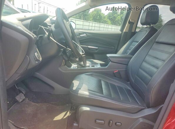 1FMCU0JD4HUA48359 2017 FORD ESCAPE Maroon Widok wnętrza z przodu