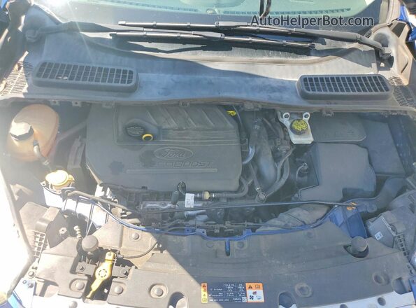 1FMCU0JD4HUC64986 2017 FORD ESCAPE Blue უკანა სალონის ხედი