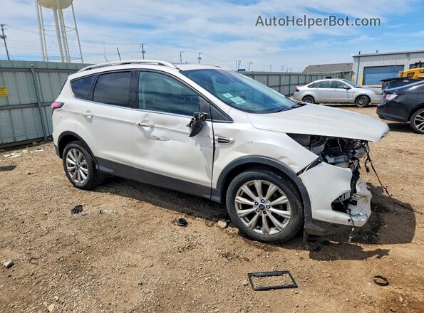 1FMCU0JD5HUA92676 2017 FORD ESCAPE White Przód prawy