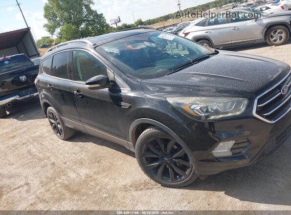 1FMCU0JD5HUC39644 2017 FORD ESCAPE Black Rear interior view