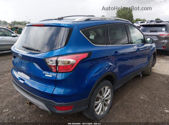 1FMCU0JD5HUE68440 2017 FORD ESCAPE Синий Задняя правая четверть