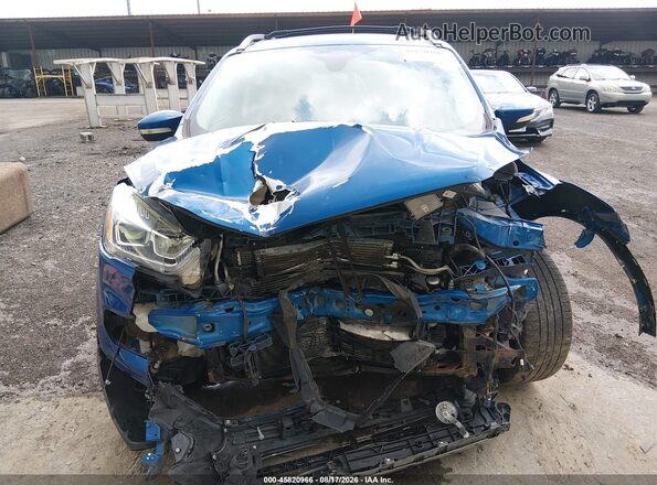 1FMCU0JD5HUE68440 2017 FORD ESCAPE Синий Вид панели приборов