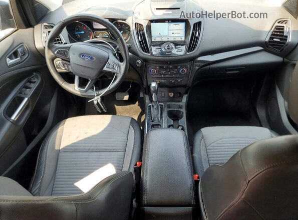 1FMCU0JD6HUA45284 2017 FORD ESCAPE Black წინა პანელის ხედი