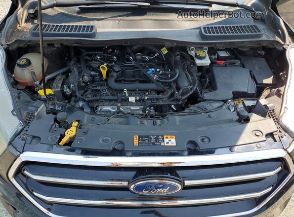 1FMCU0JD6HUA45284 2017 FORD ESCAPE Black ძრავის განყოფილების ხედი