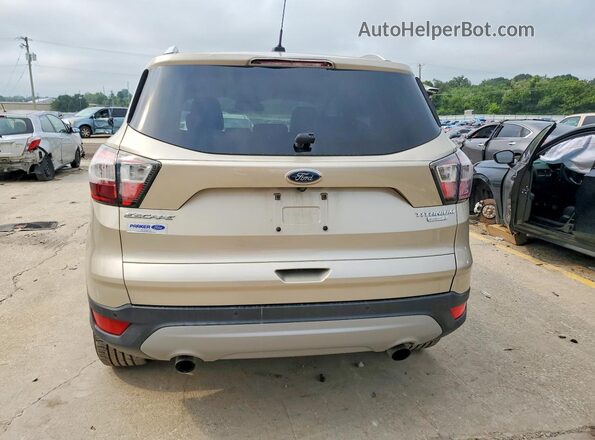 1FMCU0JD6HUB06102 2017 FORD ESCAPE Beige Widok z tyłu