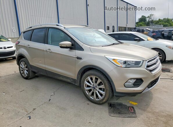 1FMCU0JD6HUB06102 2017 FORD ESCAPE Beige Przód prawy
