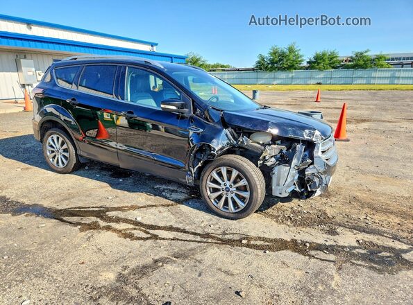 1FMCU0JD8HUE22343 2017 FORD ESCAPE Black Delantero derecho