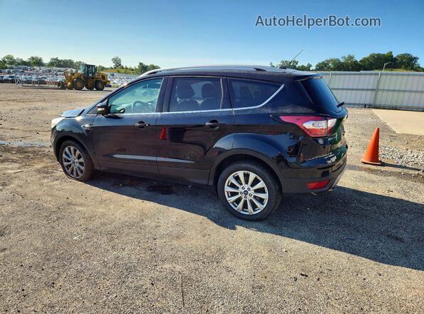 1FMCU0JD8HUE22343 2017 FORD ESCAPE Black Trasero izquierdo