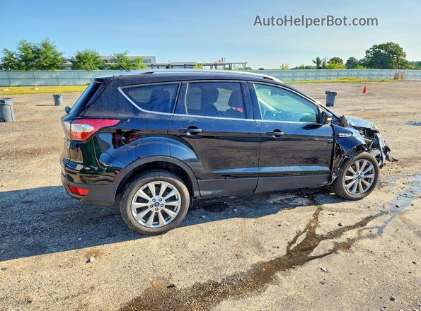1FMCU0JD8HUE22343 2017 FORD ESCAPE Black Trasero derecho
