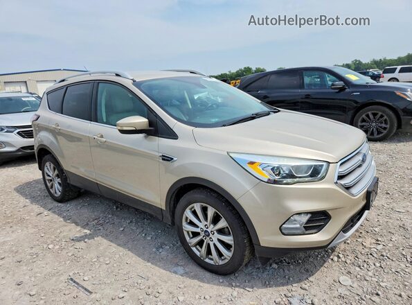 1FMCU0JD9HUD10957 2017 FORD ESCAPE Tan Передня права чверть