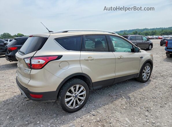 1FMCU0JD9HUD10957 2017 FORD ESCAPE Tan Задня права чверть