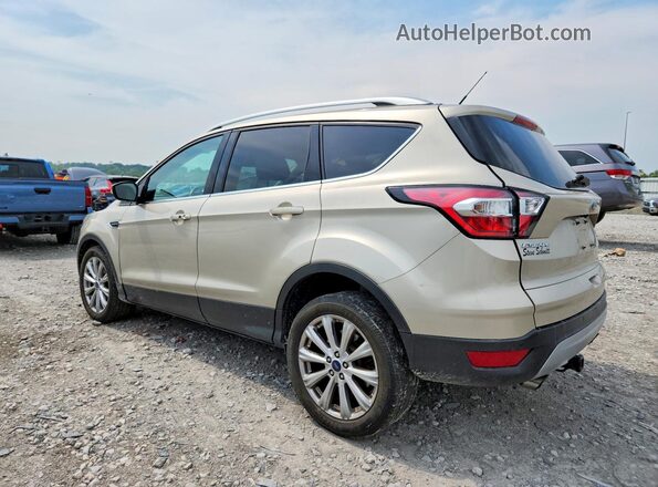 1FMCU0JD9HUD10957 2017 FORD ESCAPE Tan Задня ліва чверть