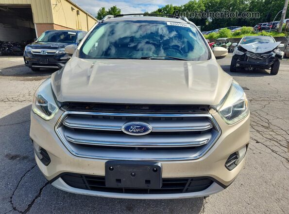 1FMCU0JD9HUD90373 2017 FORD ESCAPE Beige Вид спереду