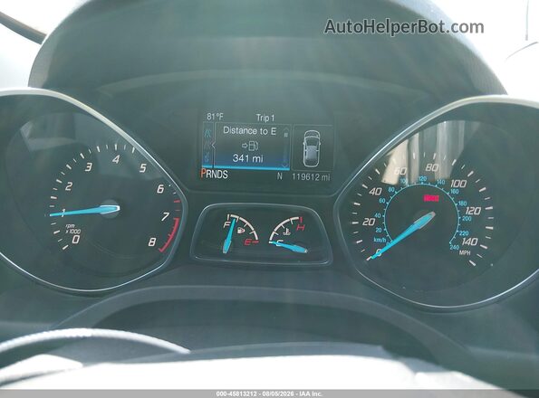 1FMCU0JX0GUB73304 2016 FORD ESCAPE Gray Widok tylnych siedzeń