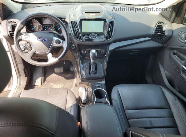 1FMCU0JX3GUC40090 2016 FORD ESCAPE Белый Вид панели приборов