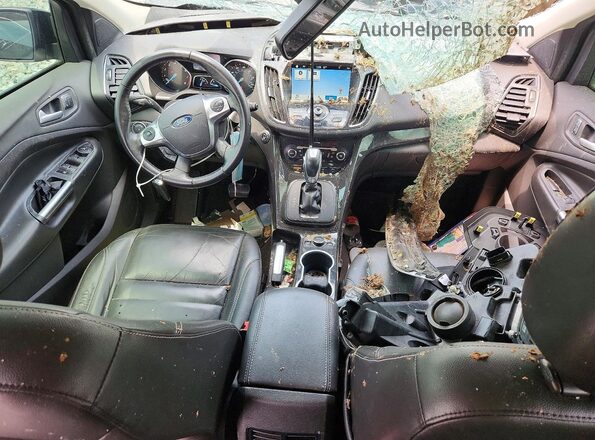1FMCU0JX5GUA07943 2016 FORD ESCAPE Черный Вид панели приборов