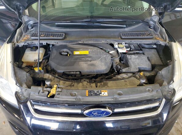 1FMCU0JX5GUB20436 2016 FORD ESCAPE Black Widok komory silnika