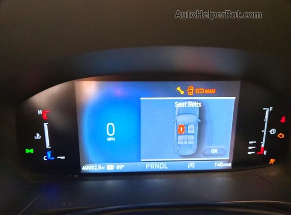 1FMCU0MN1PUA12535 2023 FORD ESCAPE Silver Instrument cluster view