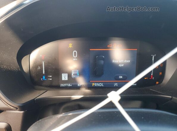 1FMCU0MN3PUA66287 2023 FORD ESCAPE Красный Вид щитка приборов