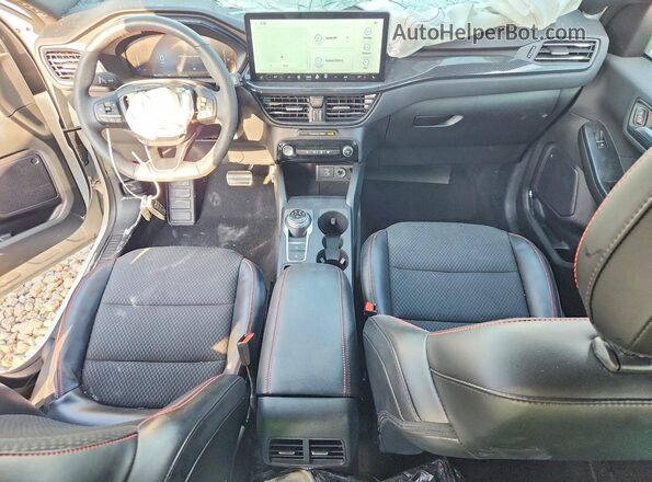 1FMCU0MN3PUB12507 2023 FORD ESCAPE White Вид панелі приладів