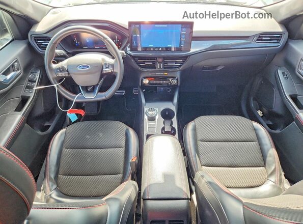 1FMCU0MN4PUA83986 2023 FORD ESCAPE Белый Вид панели приборов