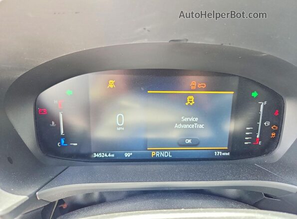 1FMCU0MN6PUA59382 2023 FORD ESCAPE Black Вид щитка приладів