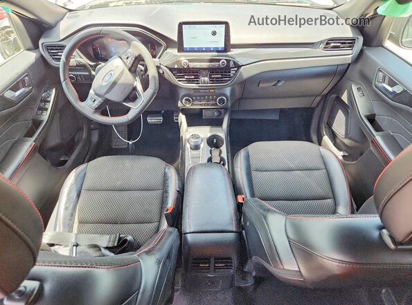 1FMCU0MN6PUA59382 2023 FORD ESCAPE Black Вид панелі приладів
