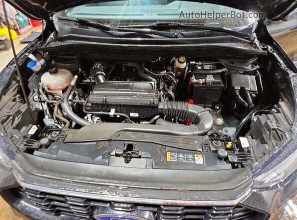 1FMCU0MN6PUA79096 2023 FORD ESCAPE Black Շարժիչի բաժամունքի տեսք