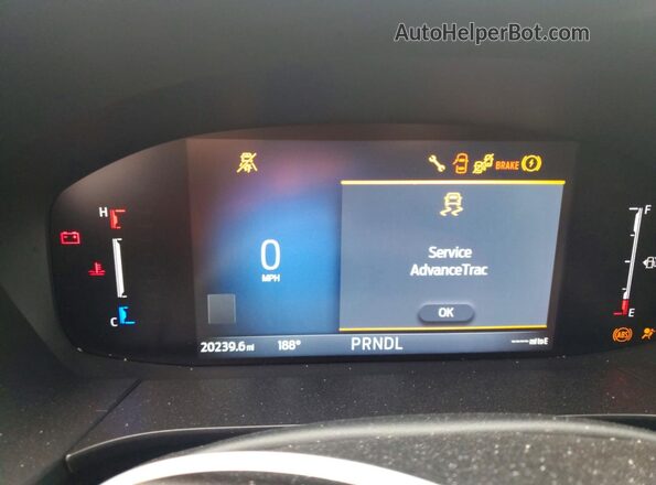 1FMCU0MN6RUB25111 2024 FORD ESCAPE Red Вид щитка приладів