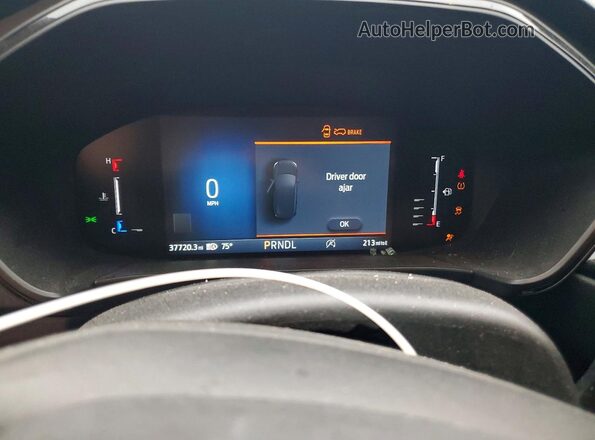 1FMCU0MN7RUA65663 2024 FORD ESCAPE Black Вид щитка приладів