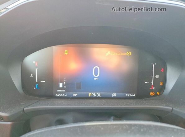 1FMCU0MN7SUB49889 2025 FORD ESCAPE Gray Instrument cluster view