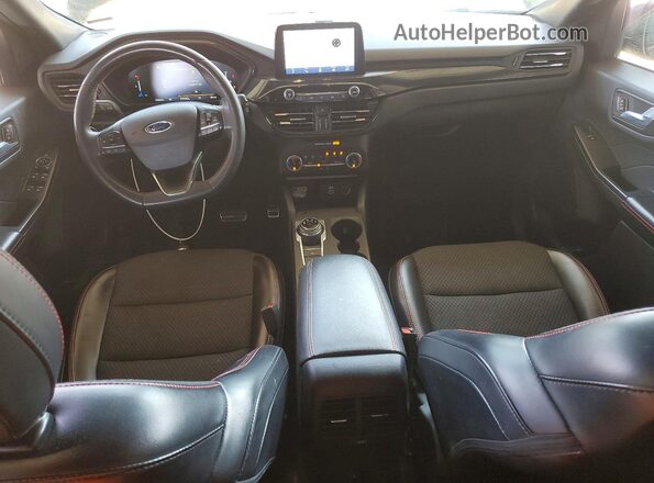1FMCU0MN8PUA79763 2023 FORD ESCAPE Серый Вид панели приборов