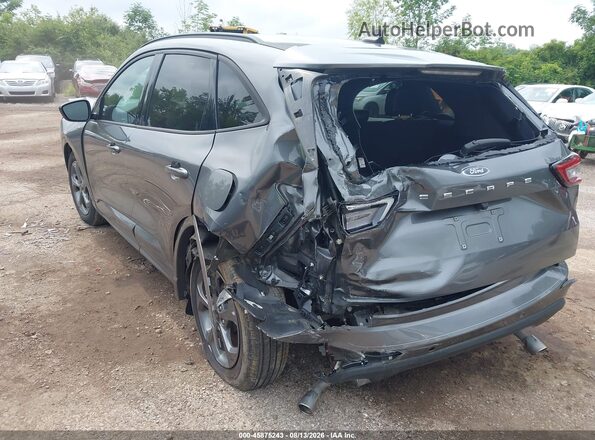 1FMCU0MN8PUB45664 2023 FORD ESCAPE Gray Rear left