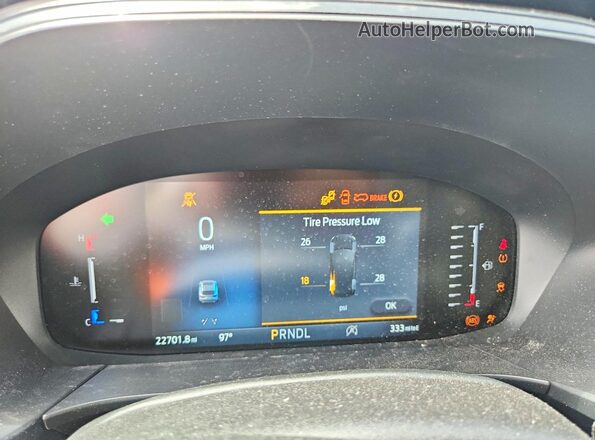 1FMCU0MN8RUB62516 2024 FORD ESCAPE Gray ხელსაწყოთა პანელის ხედი