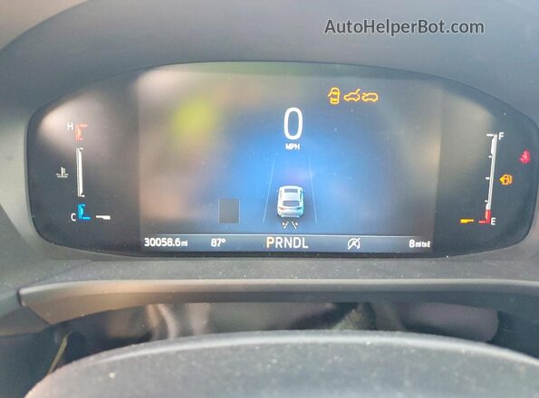 1FMCU0MN9PUA90772 2023 FORD ESCAPE Серый Вид щитка приборов