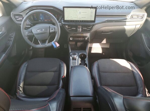 1FMCU0MN9PUA90772 2023 FORD ESCAPE Серый Вид панели приборов