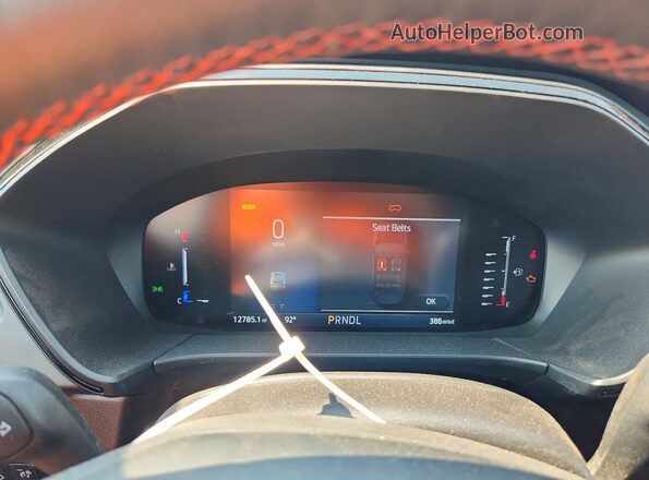 1FMCU0MZ1RUB11118 2024 FORD ESCAPE Gray Instrument cluster view