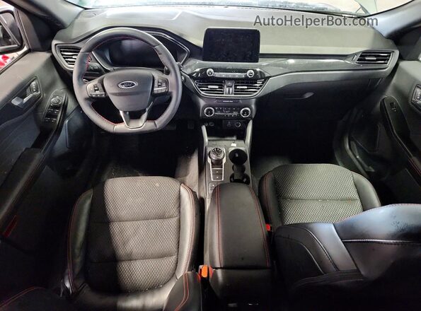 1FMCU0MZ3SUA21734 2025 FORD ESCAPE Gray Dashboard view