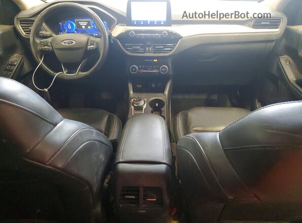1FMCU9BZ1LUC03506 2020 FORD ESCAPE Black წინა პანელის ხედი