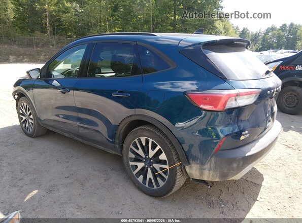 1FMCU9BZ1LUC54634 2020 FORD ESCAPE Blue Հետևի ձախ