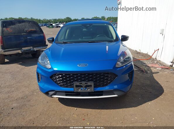 1FMCU9BZ5LUB16322 2020 FORD ESCAPE Blue ხელსაწყოთა პანელის ხედი