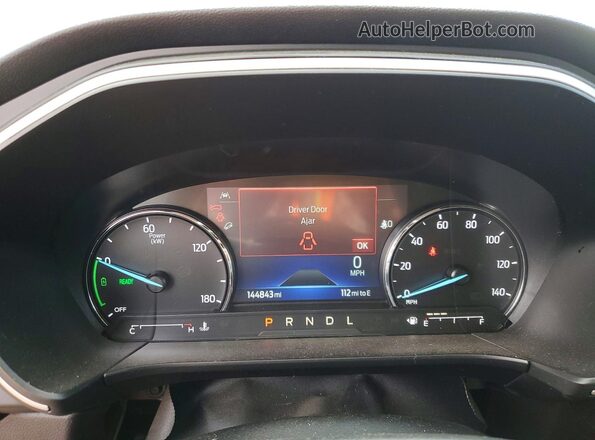 1FMCU9BZ9MUA20274 2021 FORD ESCAPE Black Vista del cuadro de instrumentos