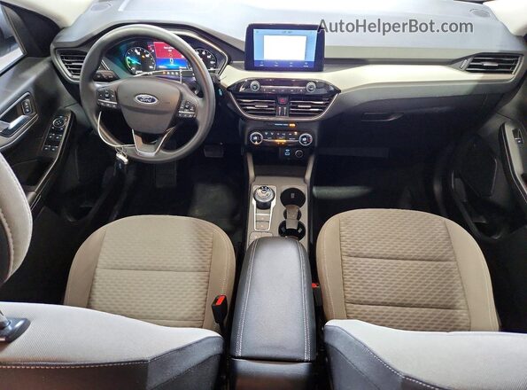 1FMCU9BZ9MUA68339 2021 FORD ESCAPE Silver Вид панелі приладів
