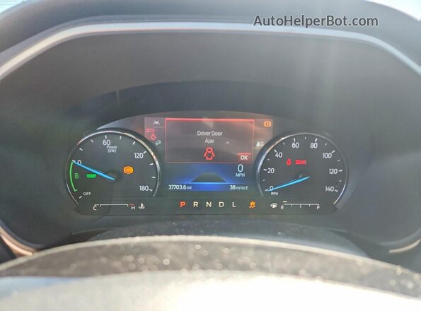 1FMCU9BZXMUA26150 2021 FORD ESCAPE Charcoal ხელსაწყოთა პანელის ხედი