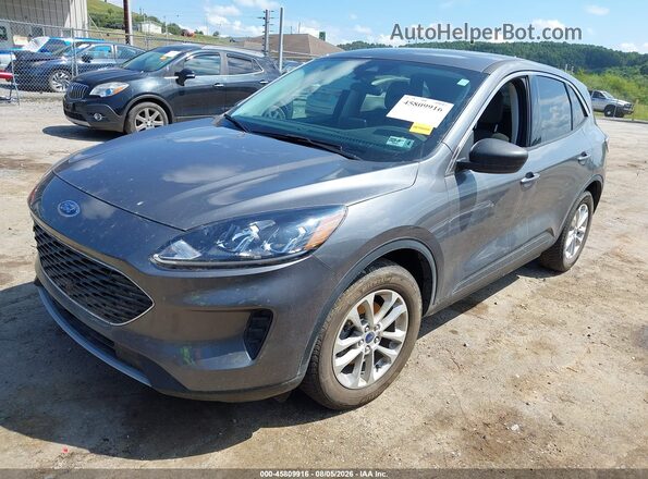 1FMCU9BZXNUA09950 2022 FORD ESCAPE Gray Առջևի ձախ երեք քառորդ տեսարան