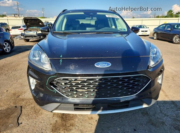 1FMCU9CZ2MUA07672 2021 FORD ESCAPE Black Դիմացի տեսք
